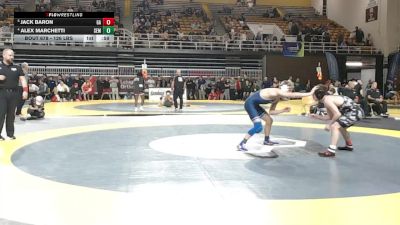 126 lbs Quarterfinal - Jack Baron, Germantown Academy vs Alex Marchetti, Wyoming Seminary