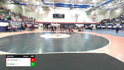 130 lbs Semifinal - Olive Linhorst, Edwardsville (H.S.) vs Maddie Wells, St. Joseph (S.J.-Ogden)