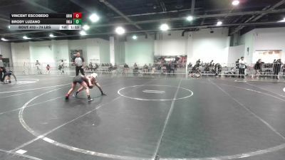 74 lbs Round Of 16 - Vincent Escobedo, Grindhouse WC vs Brody Luzano, Inland Elite WC