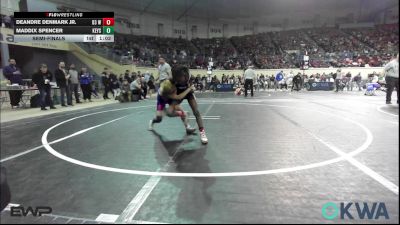 70 lbs Semifinal - DeAndre Denmark Jr., D3 Wrestling Cluib vs Maddix Spencer, Keystone Kids Wrestling Club