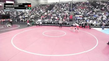 6A 100 lbs Semifinal - Brooklyn Eagar, Mountain Ridge vs Piper Eller, Corner Canyon
