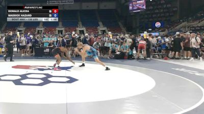 138 lbs Cons. Sub-rd Of 64 - Donald Alicea, Georgia vs Maddox Hazard, California