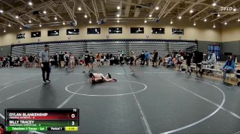 72 lbs Round 2 (8 Team) - Dylan Blankenship, Virginia Patriots vs Billy Tracey, Warhawks Wrestling