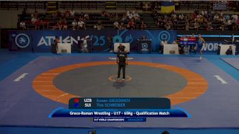 65 kg Qualif. - Xusan Giezidinov, Uzbekistan vs Tim Schreiber, Switzerland