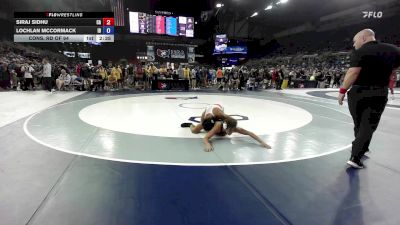138 lbs Cons. Rd Of 64 - Siraj Sidhu, CA vs Lochlan McCormack, ID