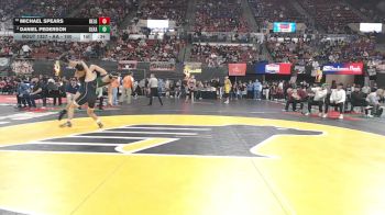 AA - 190 lbs Cons. Round 3 - Michael Spears, Belgrade vs Daniel Pederson, Glacier (Kalispell)