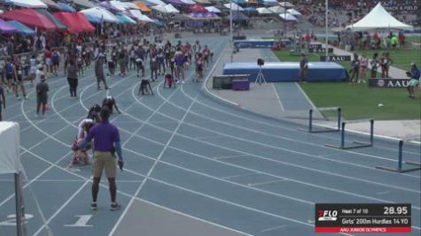 2026 AAU Junior Olympic Games - Youth Girls' 200m Hurdles, Prelims 10 - Age 14