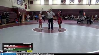 JV-26 lbs Quarterfinal - Nasibu Aruna, Cedar Rapids Washington vs Julius Martin, Davenport West