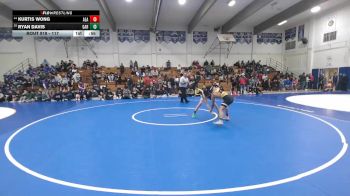 117 lbs Cons. Round 3 - Kurtis Wong, Alameda vs Ryan Davis, Garces