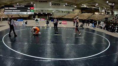 120 lbs 3rd Place - Ozodbek Ruziboev, Pigeon Forge High School vs Cael Treuhaft, Tullahoma High School