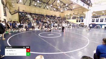 114 lbs Consi Of 8 #1 - Bobby Duffy, Christian Brothers Academy vs Christopher Dennis, Central Bucks West