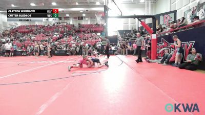 67 lbs Rr Rnd 2 - Clayton Wardlow, Heat vs Cutter Bledsoe, Woodland Wrestling Club