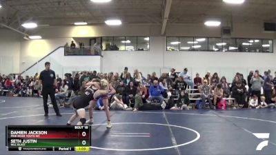 141 lbs Cons. Round 3 - Seth Justin, WLC Blast vs Damien Jackson, Pine River Youth WC