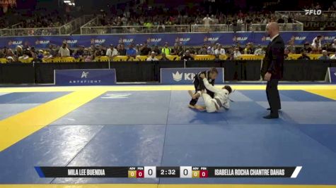 Isabella Rocha Chantre Dahas vs Mila Lee Buendia 2026 Pan Kids Jiu-Jitsu IBJJF Championship