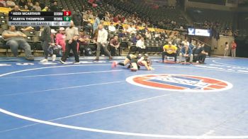 105 Class 2 lbs Champ. Round 1 - Heidi McArthur, Seckman vs Aleeya Thompson, Pattonville