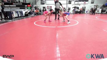 88-93 lbs Rr Rnd 3 - Timber Perkins, Caney Valley Wrestling vs Acelynn Hauenstein, Tiger Trained Wrestling