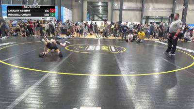 70 lbs Consi Of 8 #1 - Zackery Cserny, Boiling Springs vs Mitchell Haught, Canonsburg