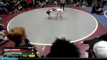 120 lbs Champ. Round 3 - Trevor Anderson, Orting vs Jacob Christianson, Lake Stevens