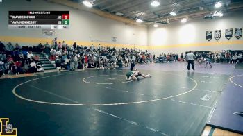 125 lbs Cons. Round 1 - Ava Hennessy, Lindbergh vs Mayce Novak, Jackson