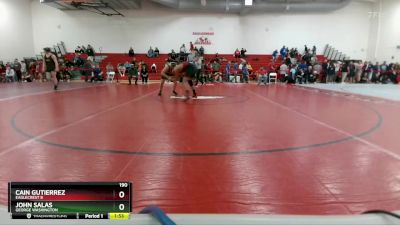 190 lbs Champ. Round 2 - John Salas, George Washington vs Cain Gutierrez, Eaglecrest B