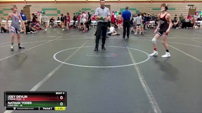 96 lbs Round 2 (6 Team) - Nathan Yoder, Lions Den vs Joey Devlin, Xtreme Team