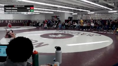 133 lbs 3rd Place Match - Brock Shaha, Upper Iowa vs Kaleb Lodahl, Concordia Moorhead