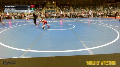 46 lbs Final - Isaiah Lopez, Black Fox Academy vs Brady Wood, Husky Wrestling Club