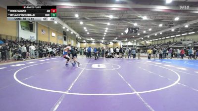190 lbs Consi Of 16 #2 - Mike Gagne, Aquidneck Island Wrestling vs Dylan Fitzgerald, Cumberland