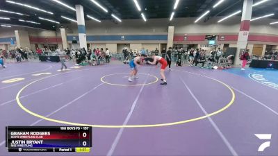 157 lbs Cons. Semi - Graham Rodgers, Scots Wrestling Club vs Justin Bryant, Rise Wrestling