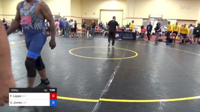 100 kg Round 2 - Frank Lopez, US Territory vs Charles Jones, Las Vegas Wrestling Club