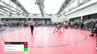 140-H lbs Round Of 64 - Ian Searing, Smithtown West vs Marcellous McCants, Lehighton