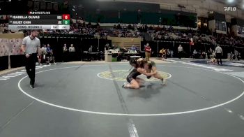 105 lbs Cons. Round 2 - Juliet Chin, John F. Kennedy vs Isabella Olivas, Havre De Grace