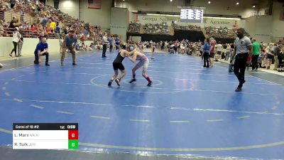 76 lbs Consi Of 16 #2 - Levi Marx, Walnut Grove Wrestling Club vs Reed Turk, Jefferson Wrestling Club