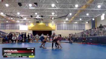 215 lbs 7th Place Match - Jai Moss, St. Andrew`s Episcopal School vs Austin Sellers, East Central High School