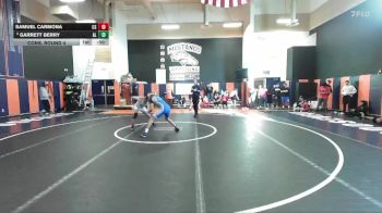 132 lbs Cons. Round 4 - Samuel Carmona, Canyon Springs vs Garrett Berry, Alta Loma