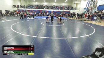 150 lbs Champ. Round 1 - Levi Adams, Kootenai Classical vs Jack Mayer, CDA 2
