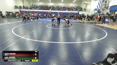 150 lbs Champ. Round 1 - Levi Adams, Kootenai Classical vs Jack Mayer, CDA 2