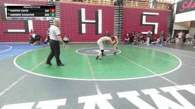 157 lbs Consi Of 8 #1 - Hunter Davis, Shepherd Hill vs Andrew Donahue, Middleborough