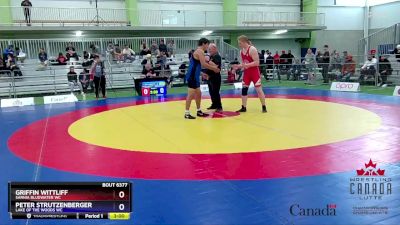 92kg 3rd Place Match - Griffin Wittliff, Sarnia Bluewater WC vs Peter Strutzenberger, Lake Of The Woods WC