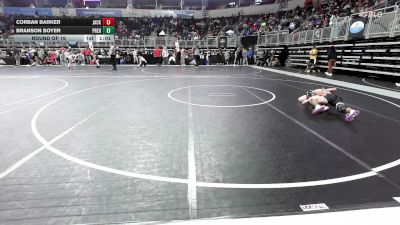 108 lbs Round Of 16 - Corban Barker, Jackson County vs Branson Boyer, Predators