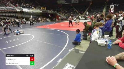 57 lbs Rr Rnd 1 - Xavier Ceh, Bear Cave vs Hayden Unrein, High Plains Thunder