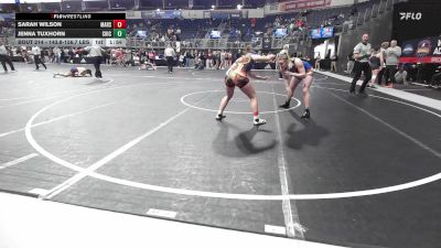 143.8-156.7 lbs Final - Sarah Wilson, Marshfield Wrestling vs Jenna Tuxhorn, Chica Tacito