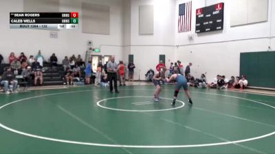 132 lbs Cons. Round 4 - Sean Rogers, Oak Mountain Middle School vs Caleb Wells, Oak Mountain Middle School