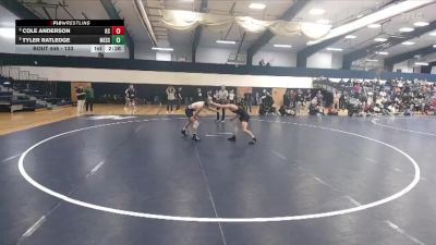 133 lbs Cons. Round 5 - Cole Anderson, King`s College vs Tyler Ratledge, Messiah