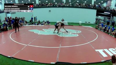 140 lbs Billiana Rowell, Oklahoma vs Makyia Djoumessi, Iowa