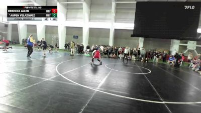 115+ Cons. Round 2 - Aspen Velazquez, Carbon Middle School Girls vs Rebecca Allen, Altamont Longhorns