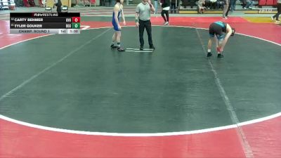 141 lbs Champ. Round 1 - Tyler Gouker, Barton vs Carty Behmer, Grand View