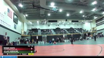 119 lbs Quarterfinal - Kyler Hardacre, Whiteland Wrestling Club vs Ryker Yonts, Dragon Wrestling Club