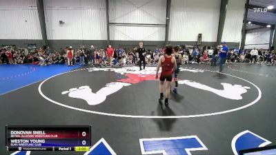 77 lbs Cons. Round 2 - Donovan Snell, Bethel AllStars Wrestling Club vs Weston Young, Elma Wrestling Club