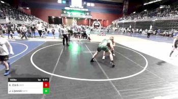 190 lbs Rr Rnd 2 - Kaleb Clark, Green River Grapplers vs Jace Lijewski, Natrona Colts WC